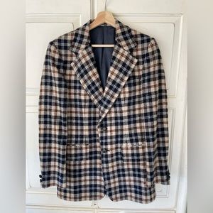 Vintage 70’s Men’s Stanley Blacker Plaid Blazer